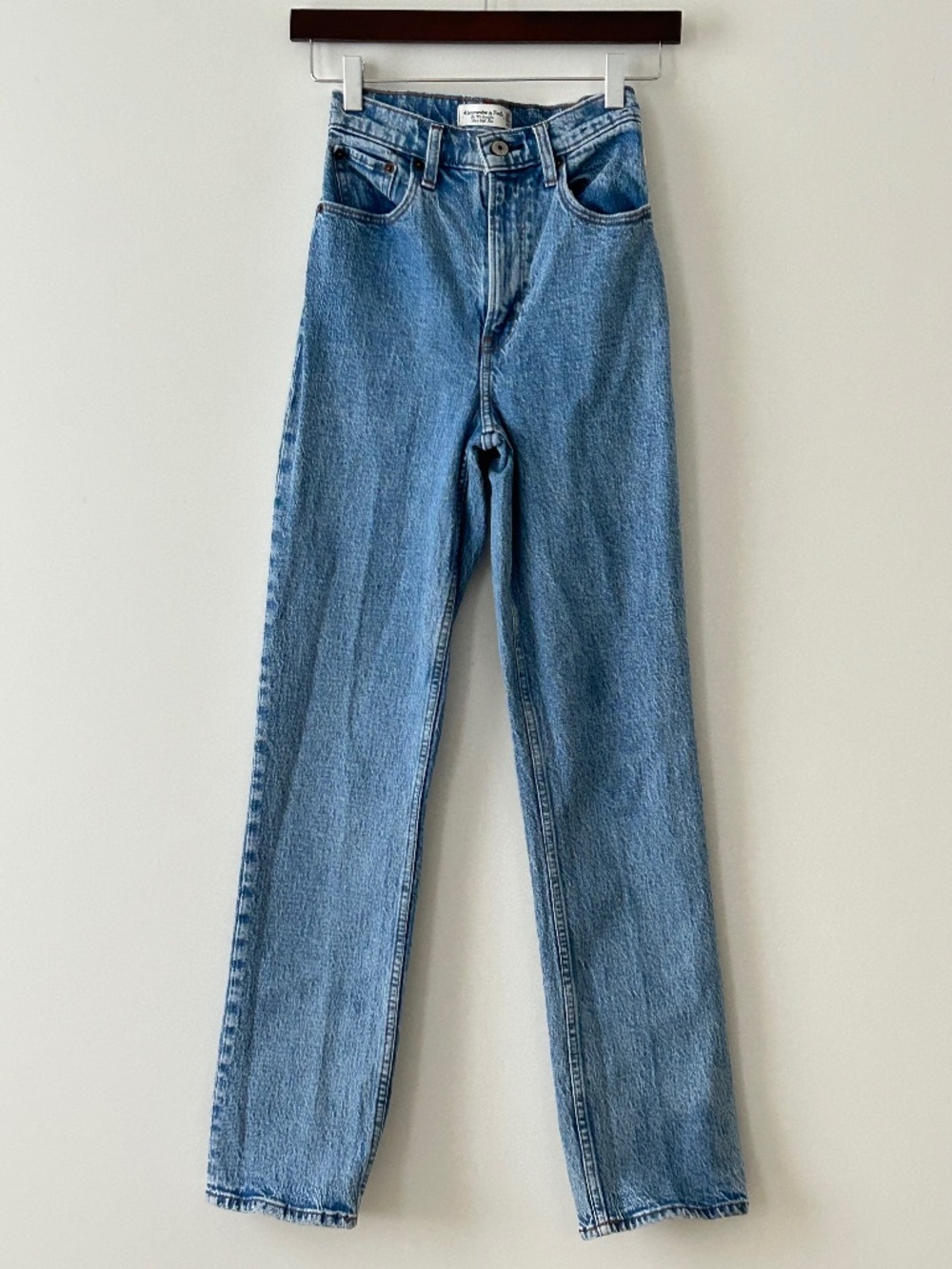 Abercrombie & Fitch The 90s Straight Ultra High Rise Curve Love Jeans Size 23